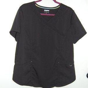 Black scrub top